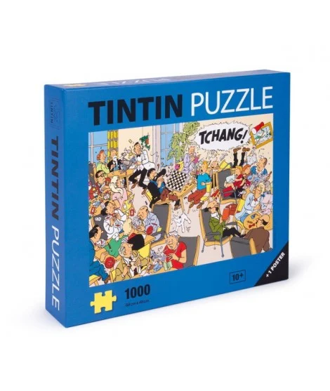 Tintin Puzzle – Tchang! 1000-Piece Jigsaw with Poster