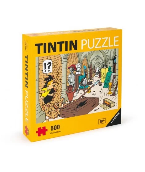 Tintin Puzzle – The Treasure – 500 Pieces + Poster