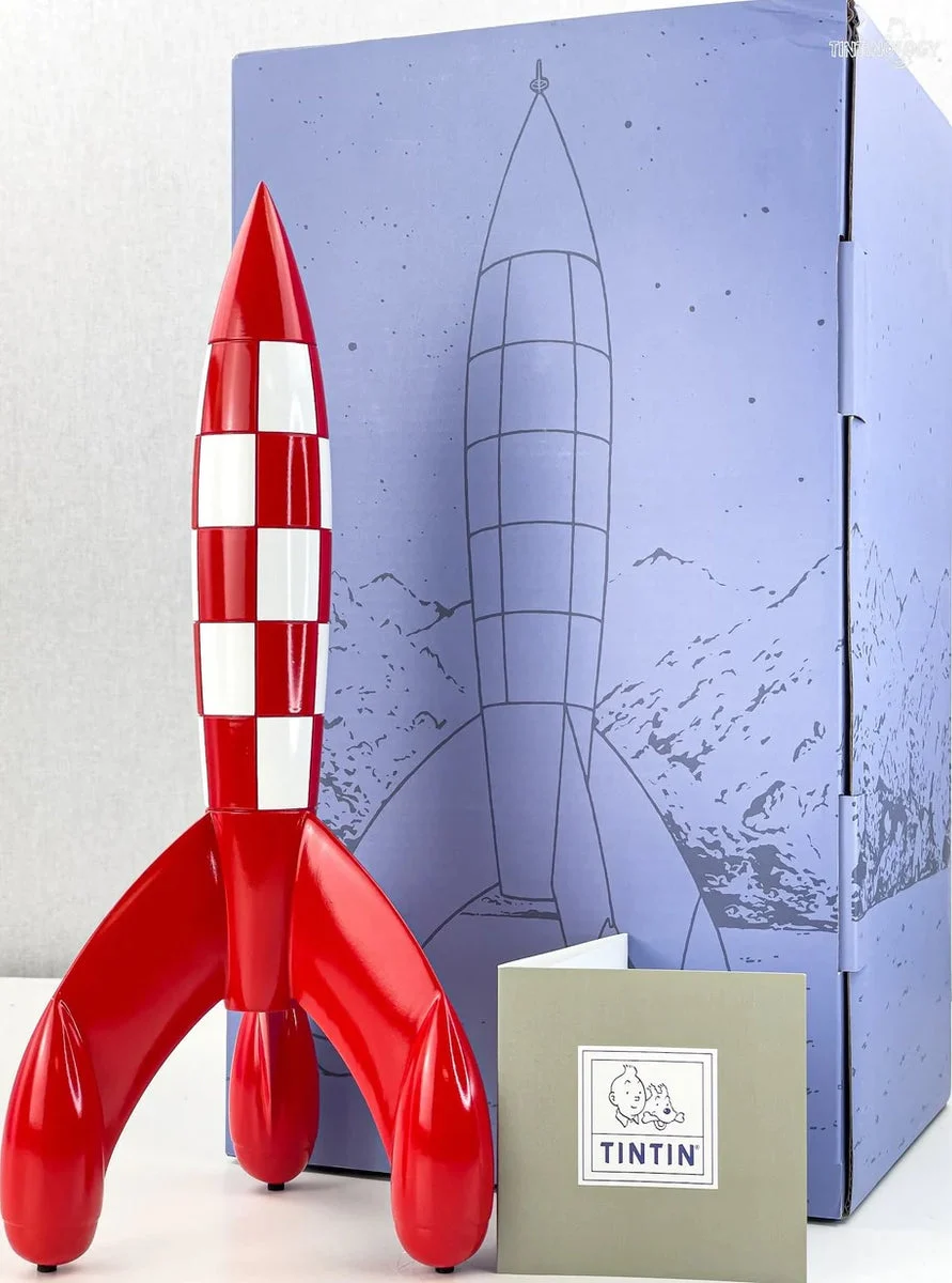 Tintin Rocket + Milou Teddybear