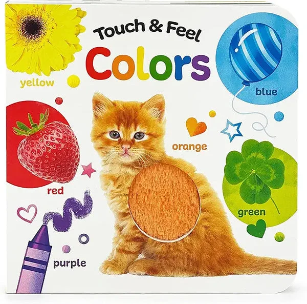 Touch and Feel Colors - Sensory Board Book for Babies and Toddlers
