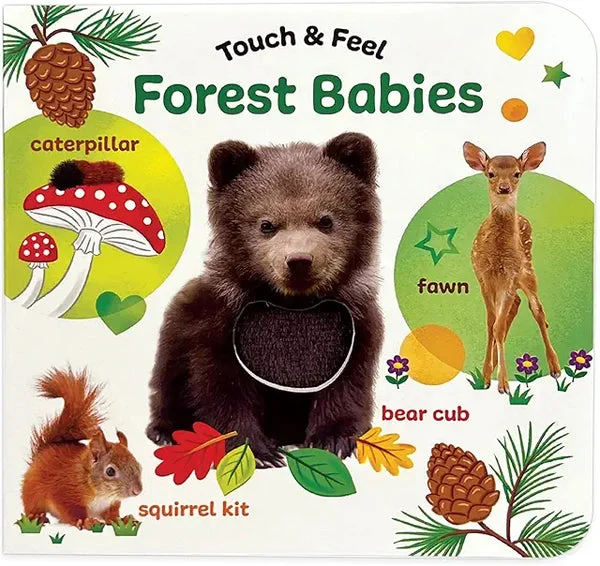 Touch and Feel: Forest Babies - Board Book for Toddlers with Peek-Through Holes