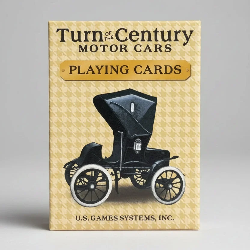 Turn of the Century Motor Cars Playing Cards