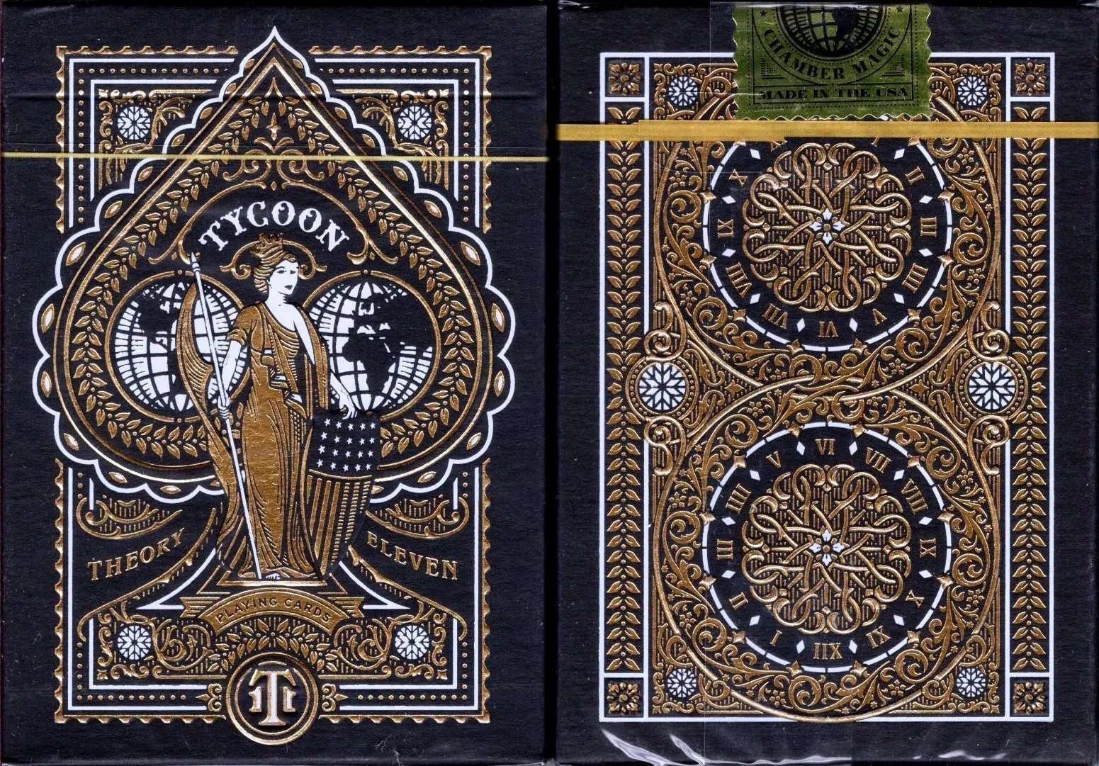 Tycoon Black Playing Cards USPCC