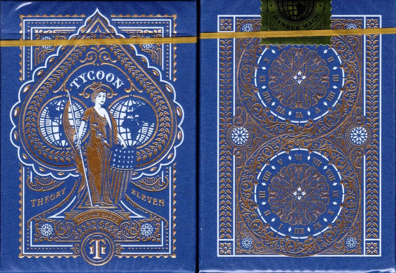 Tycoon Ming Blue Playing Cards USPCC