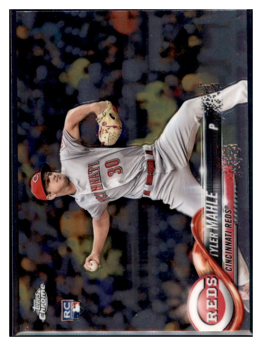 Tyler Mahle 2018 Topps Chrome Cincinnati Reds #12 Baseball Card M32P3