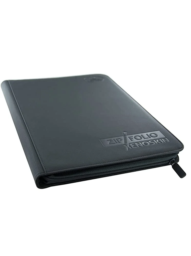 Ultimate Guard 9 Pocket XenoSkin Zipfolio, Black
