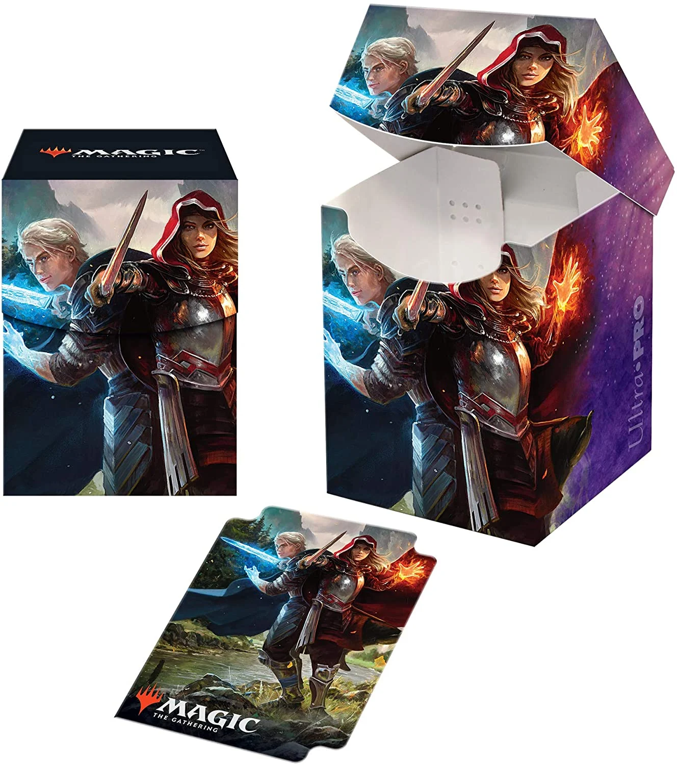 Ultra Pro 100+ Deck Box - MTG Throne of Eldraine Royal Scions