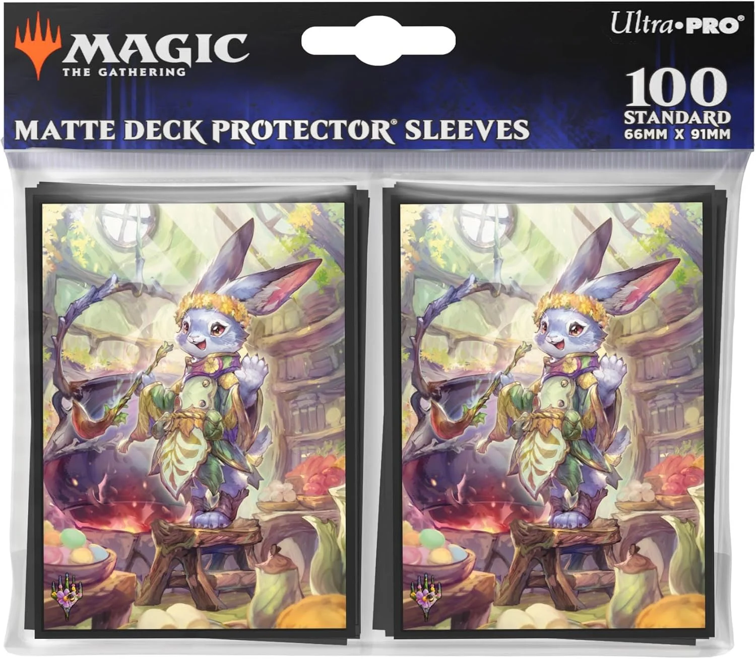 Ultra Pro - Magic The Gathering: Bloomburrow 100ct Deck Protector MTG Sleeves Featuring Season Lands: Forest Summer, Protect and Store MTG Cards, Standard Size Card Sleeves