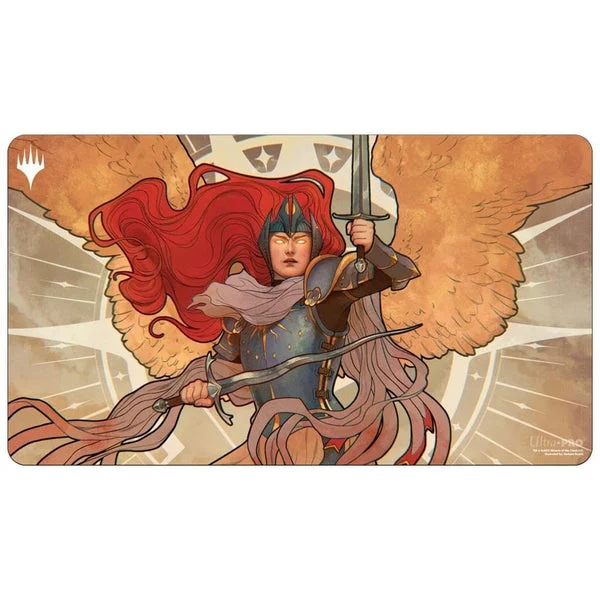Ultra Pro - MTG Murders at Karlov Manor Playmat Aurelia, The Law Above, Durable Tabletop Professional Card Game Desk Mat Accessories MTG Collector's Item