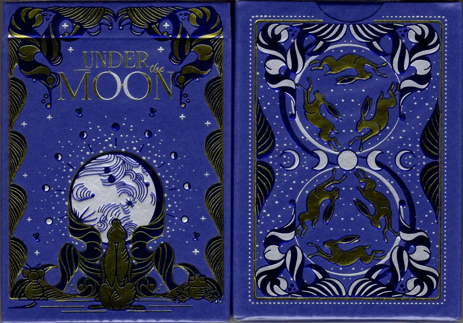 Under the Moon Midnight Blue Playing Cards Cartamundi