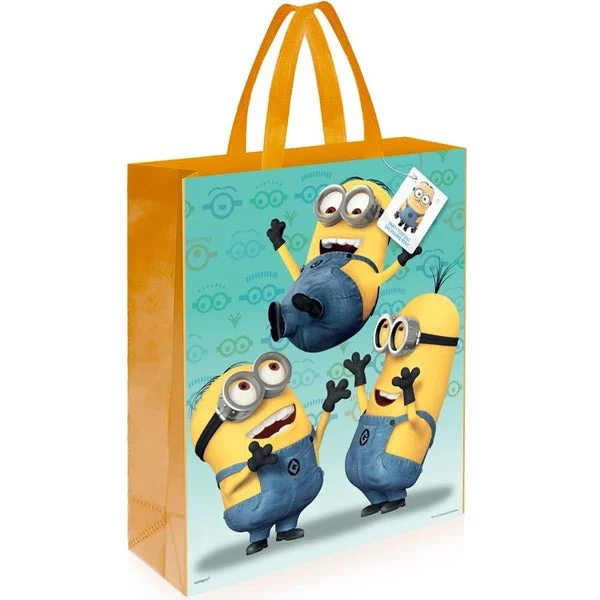 Unique Despicable Me Plastic Tote Bag - 13" x 11", 1 Pc