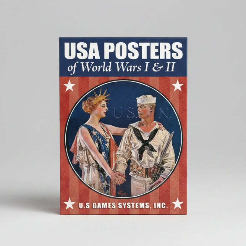 USA Posters of World Wars I and II Poker Deck