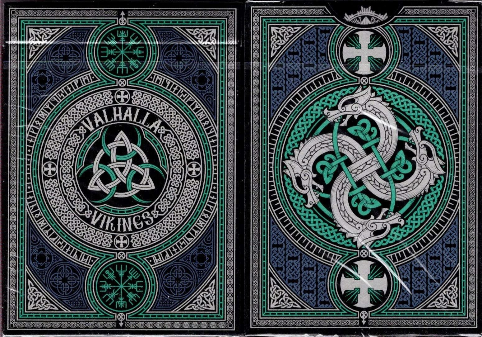 Valhalla Viking Emerald Playing Cards USPCC