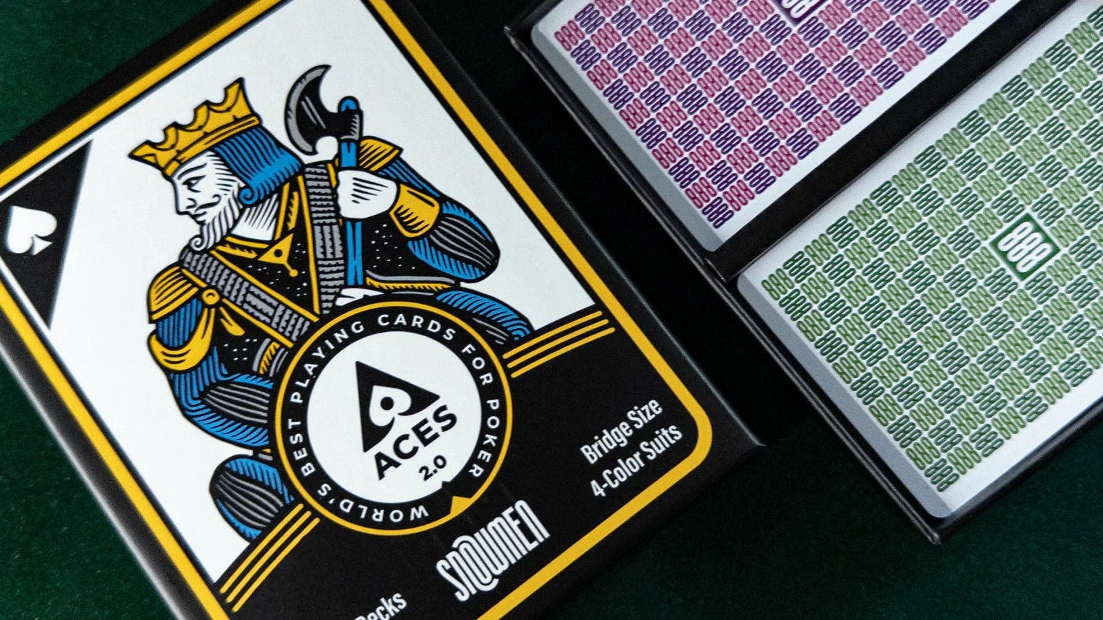 Vanda Aces 2.0 Playing Cards – Premium 100% Plastic Poker Deck