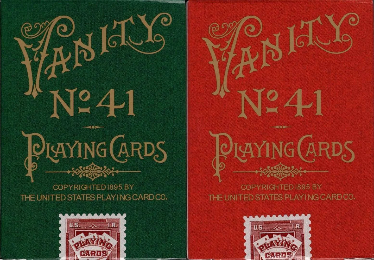 Vanity Reproduction Playing Cards USPCC