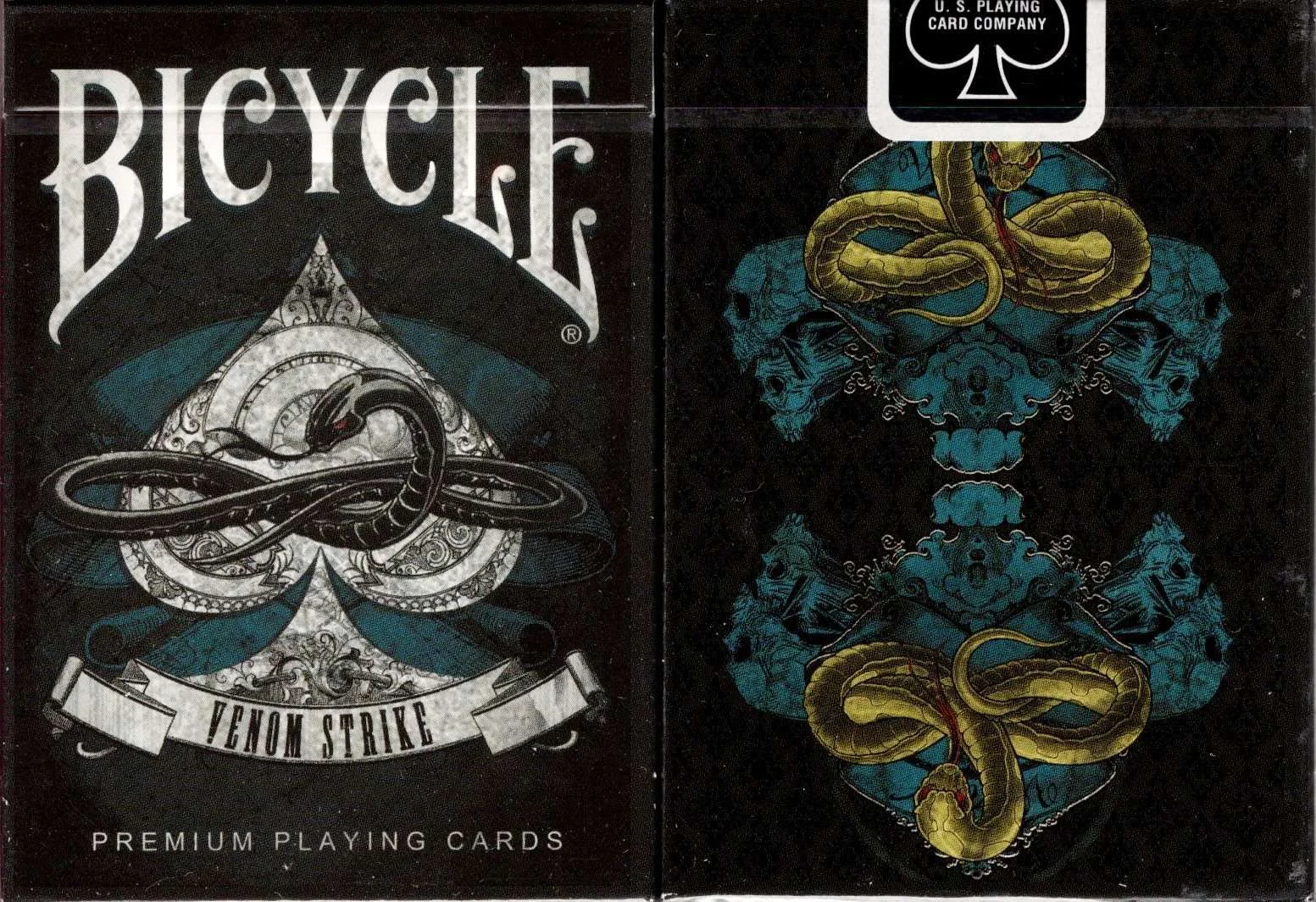 Venom Strike Bicycle Playing Cards