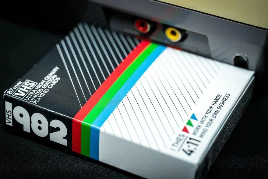 VHS 1982 Playing Cards