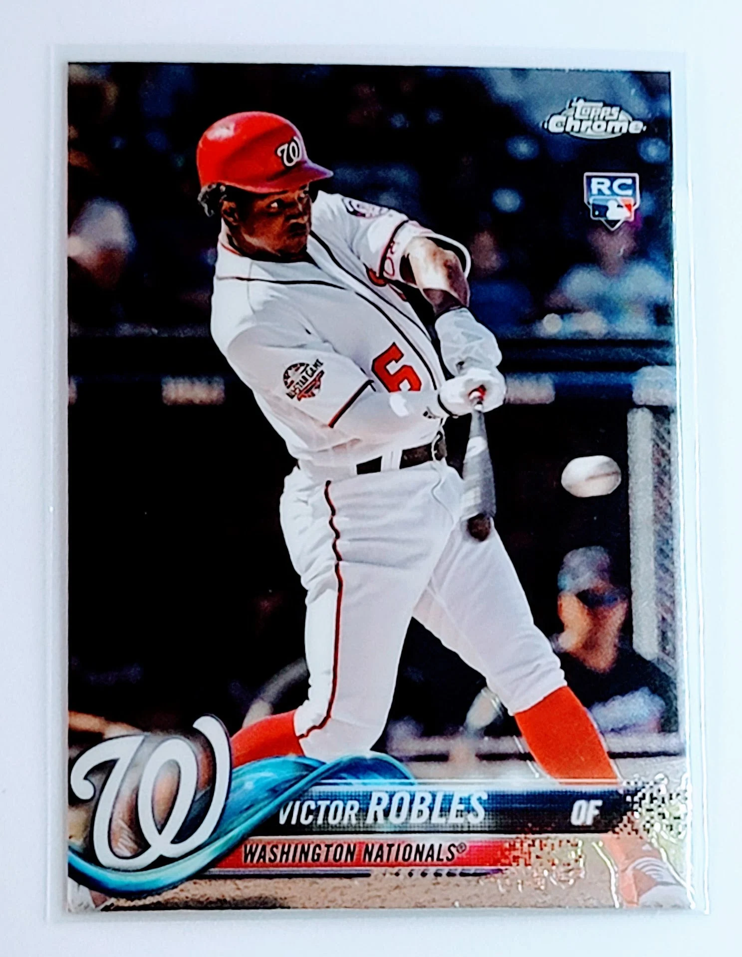 Victor Robles 2018 Topps Chrome Update Washington Nationals Rookie Baseball Card TH13C