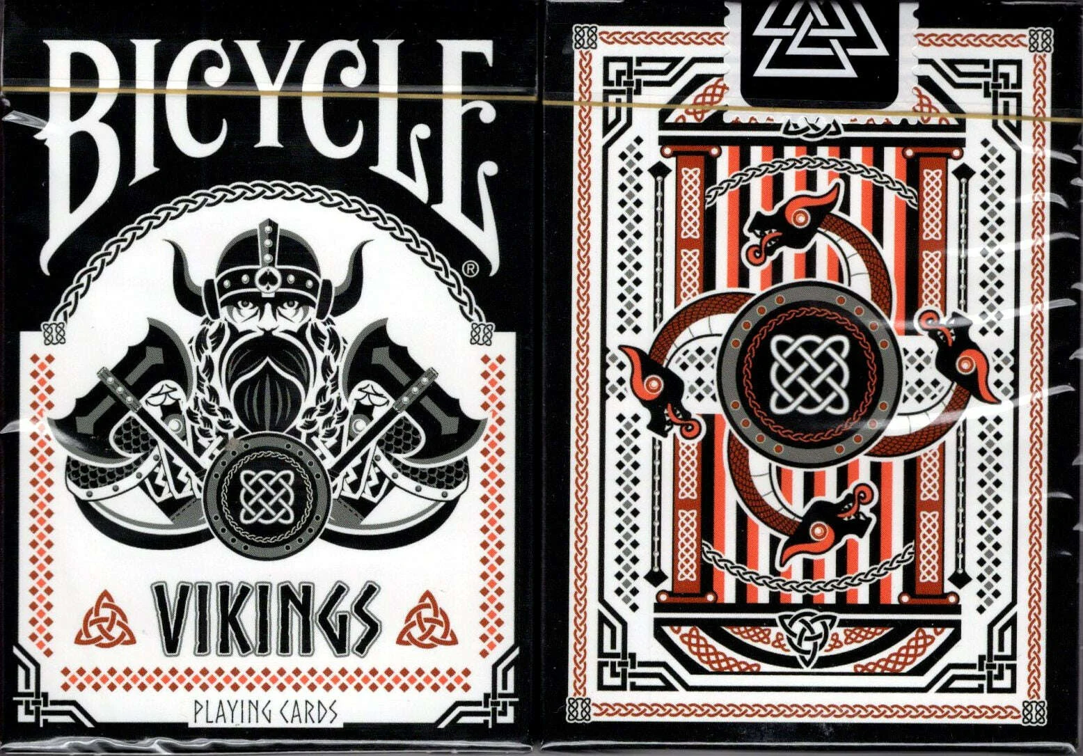 Vikings Gilded Bicycle Playing Cards