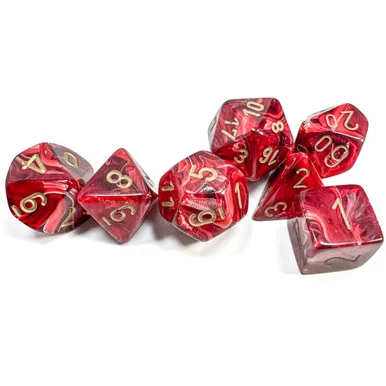 Vortex DnD Dice Set - Burgundy