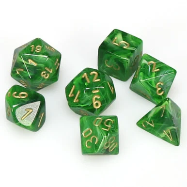 Vortex DnD Dice Set - Green