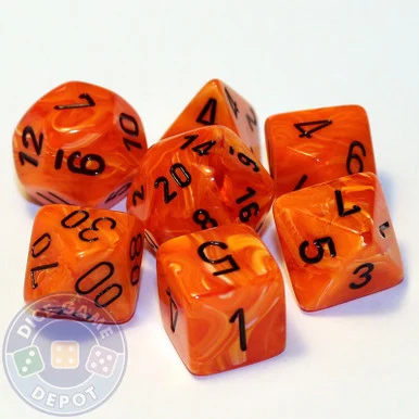 Vortex DnD Dice Set - Orange