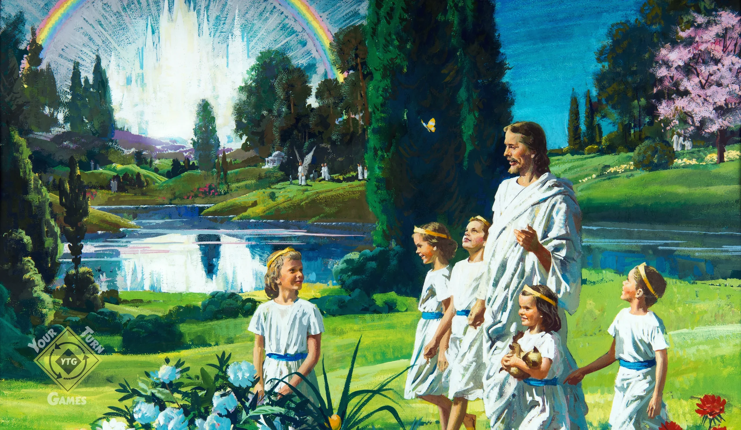 "Walking with Jesus" Playmat