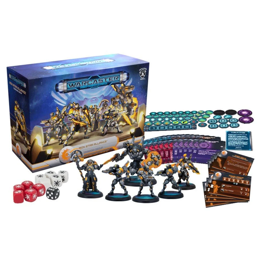 Warcaster: Neo-Mechanika - Iron Star Alliance Command Group Starter Set (metal)