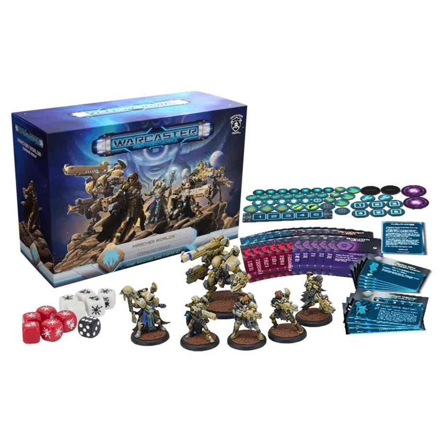 Warcaster: Neo-Mechanika - Marcher Worlds Command Group Starter Set (metal)