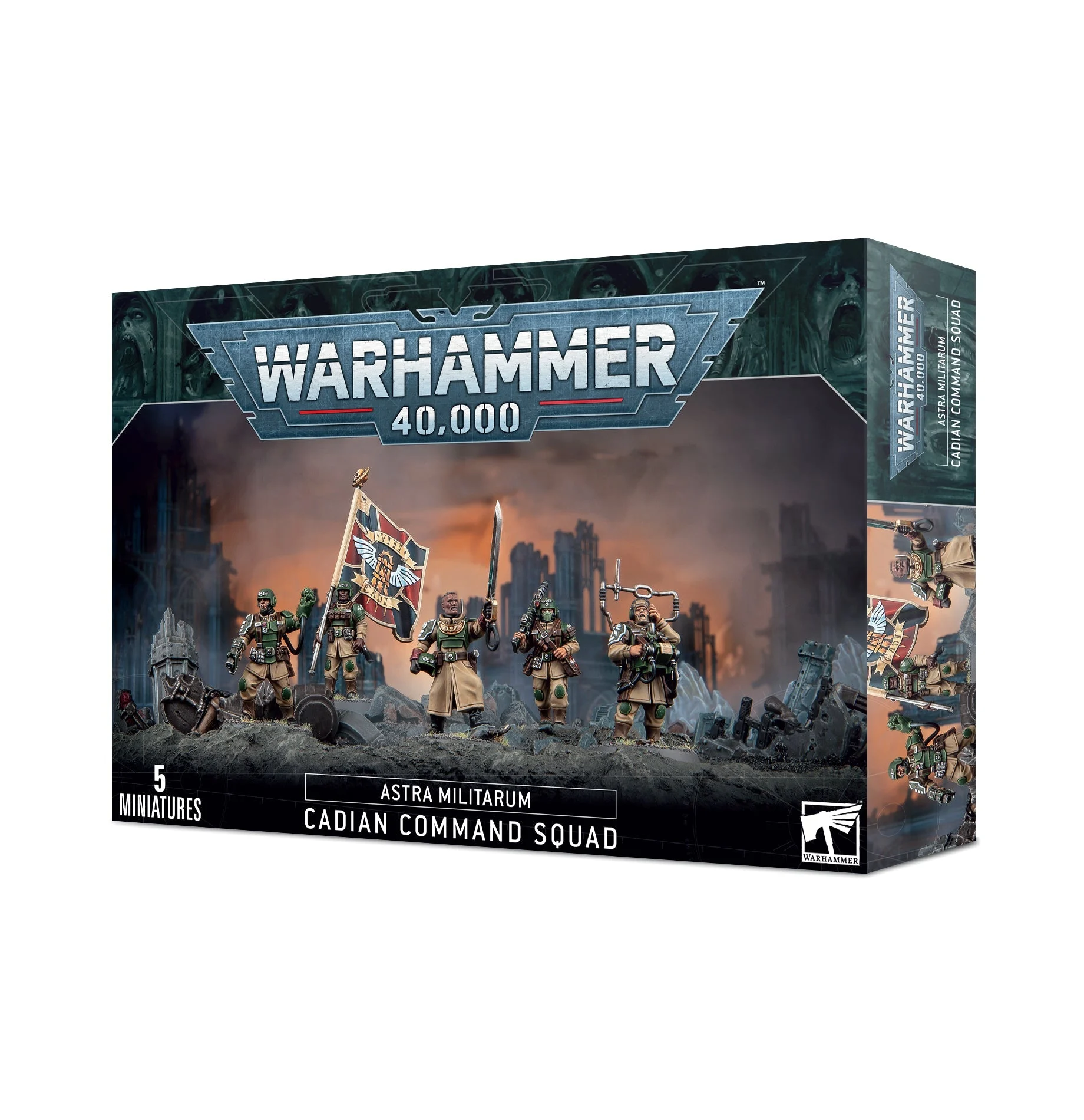 Warhammer 40K Astra Militarum Cadian Command Squad