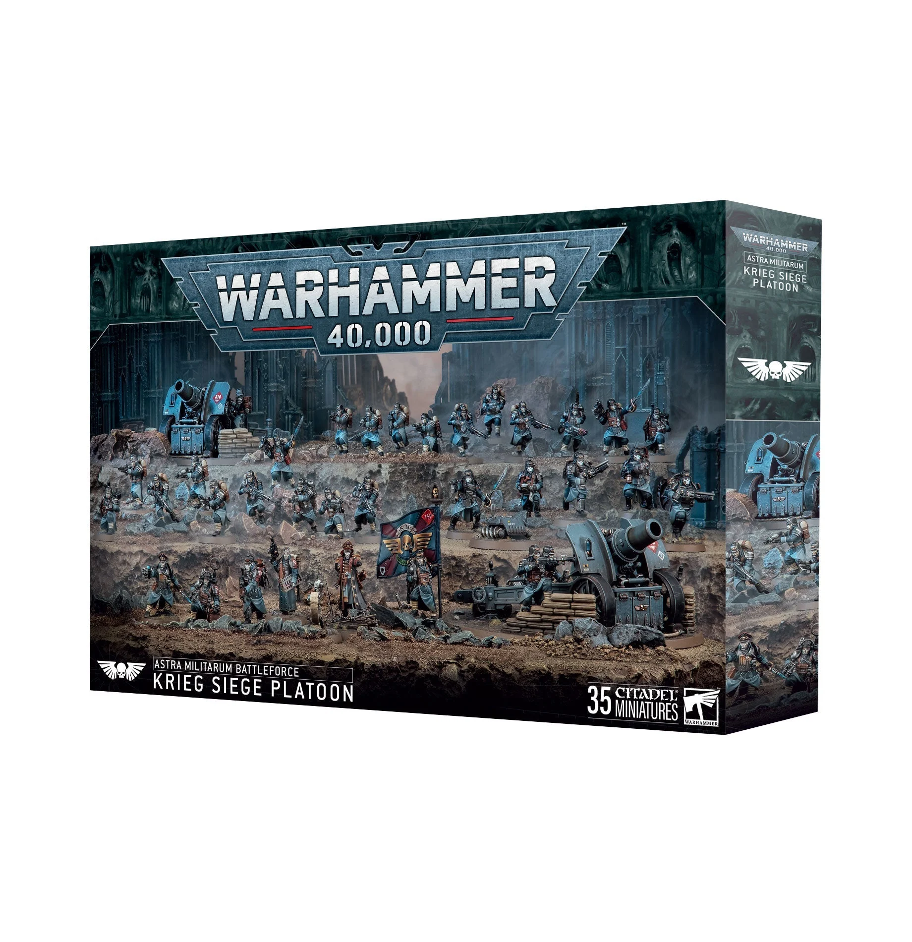 Warhammer 40K Astra Militarum Krieg Siege Platoon (In-Store Only)