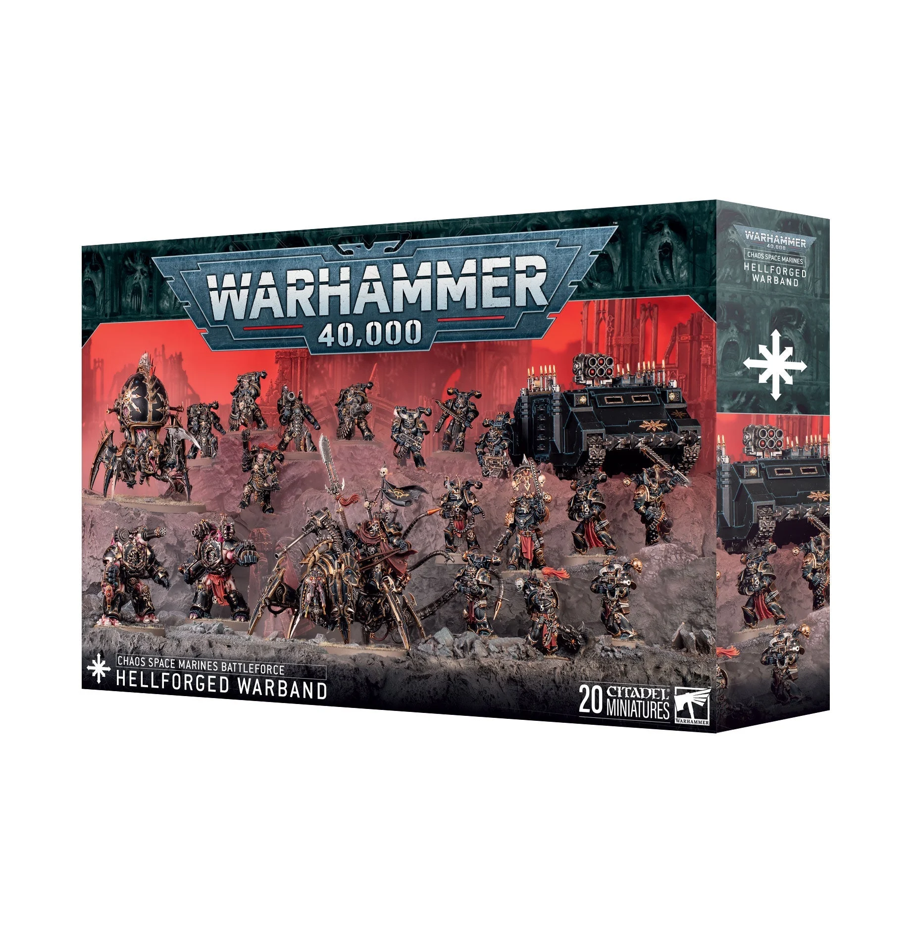 Warhammer 40K Chaos Space Marines Hellforged Warband