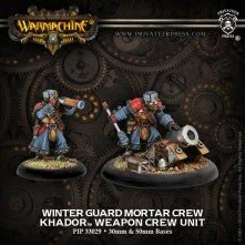 Warmachine: Khador Winter Guard Mortar Crew