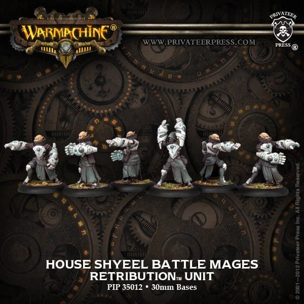 Warmachine: Scyrah House Shyeel Battle Mages