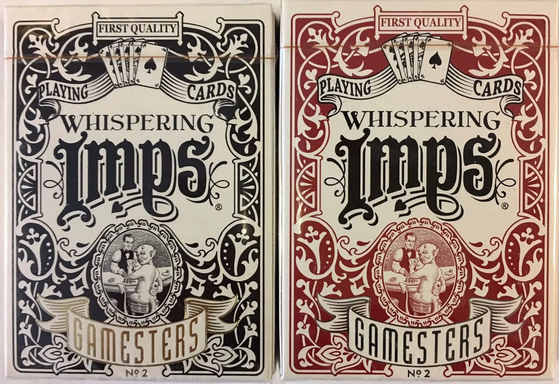 Whispering Imps Gamesters Limited Edition Playing Cards EPCC