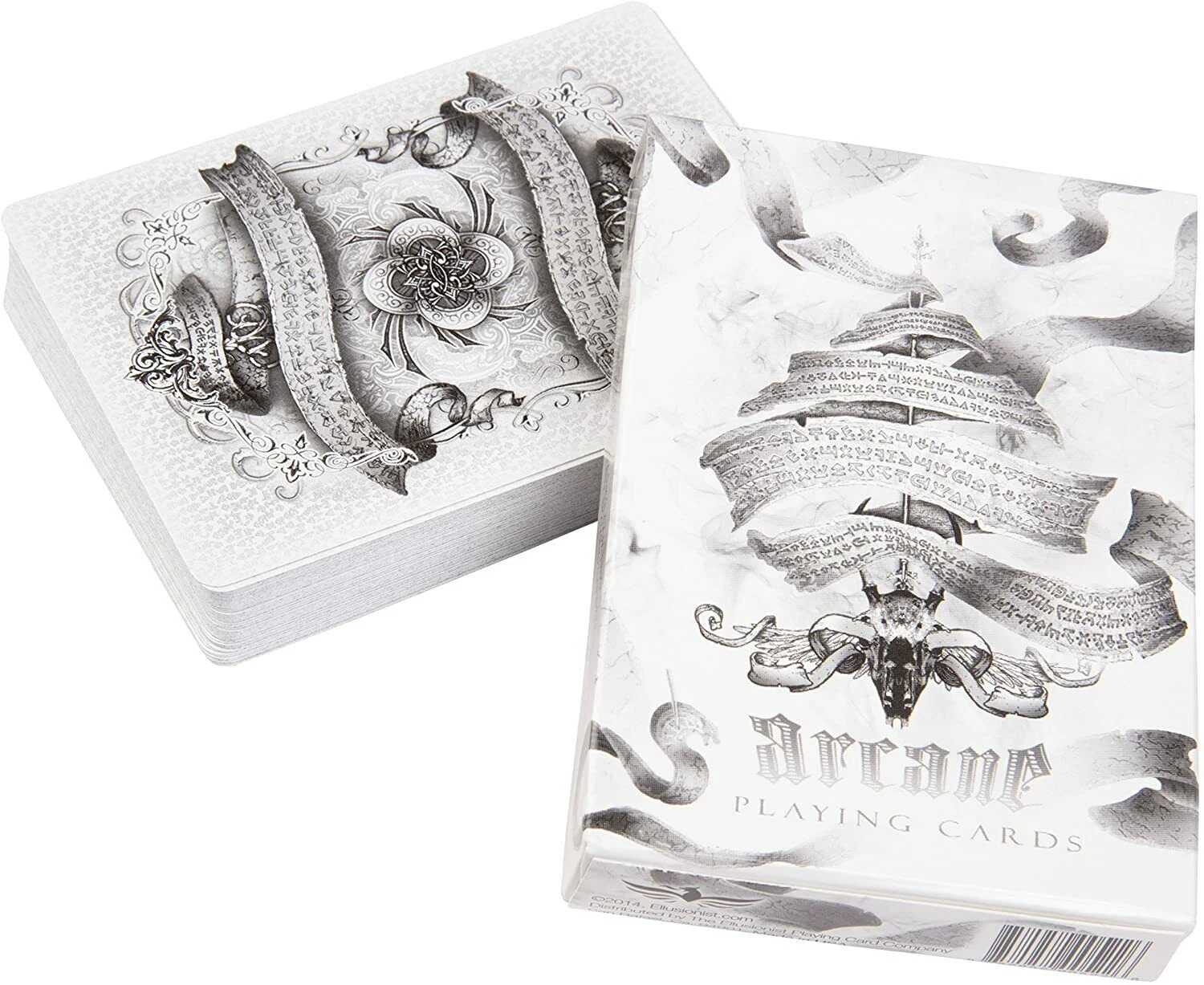 White Arcane Playing Cards - 2014