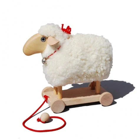 White Sheep Pull-Along