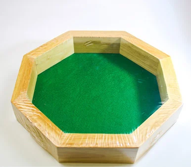 Wooden 10-inch Dice Tray