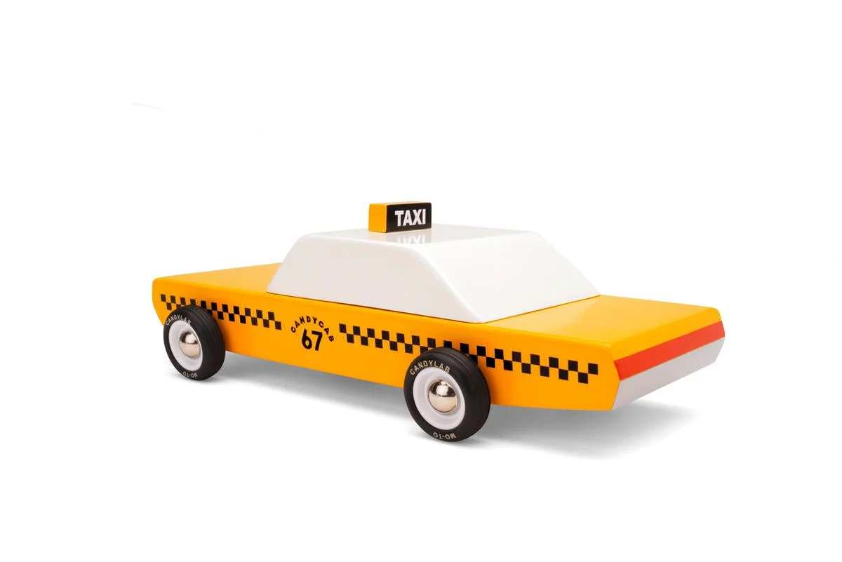 Wooden Candycab Toy Car