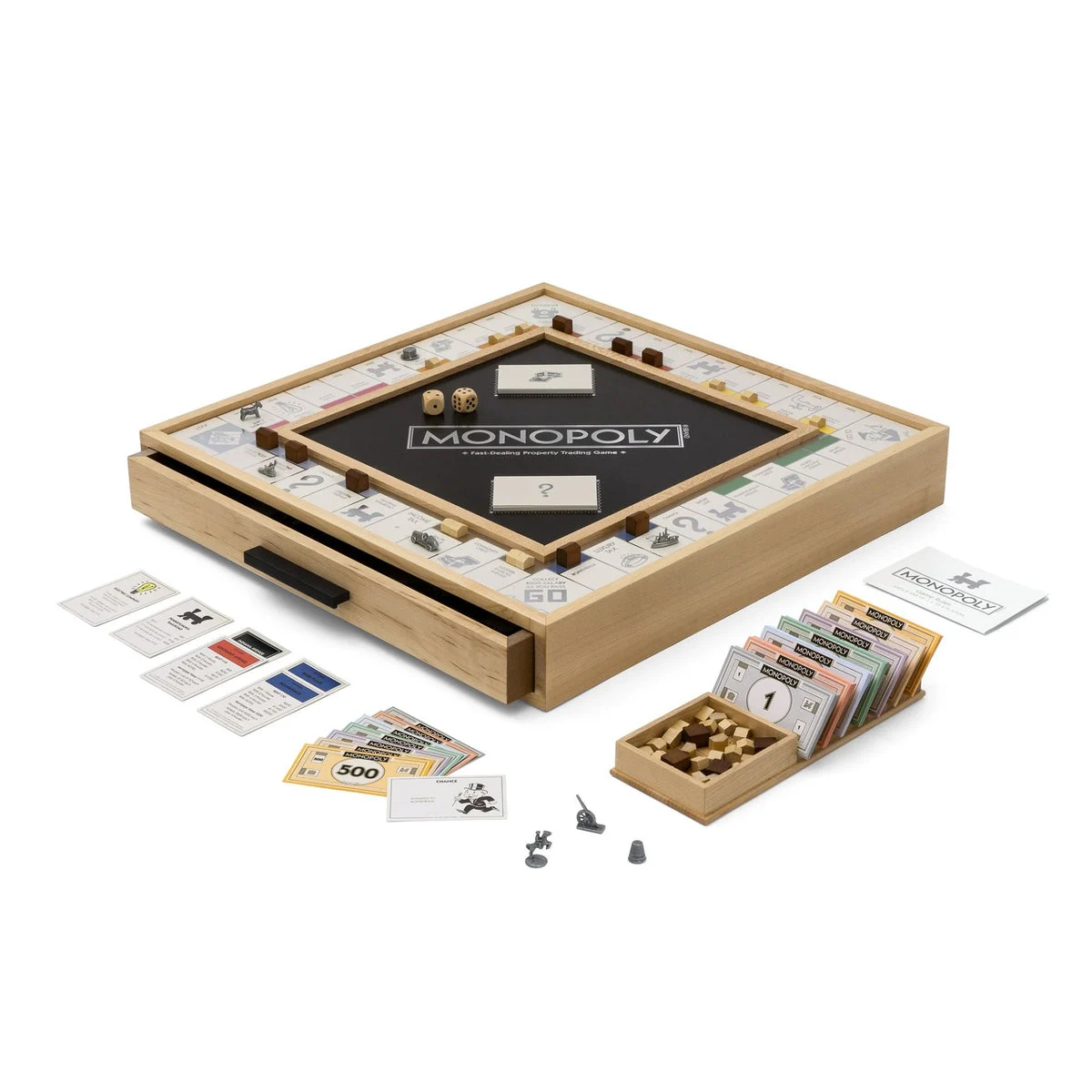 Wooden Monopoly Board