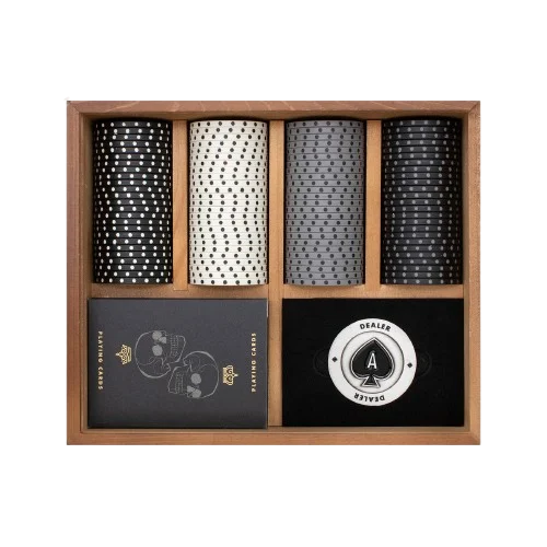 Wooden Poker Set