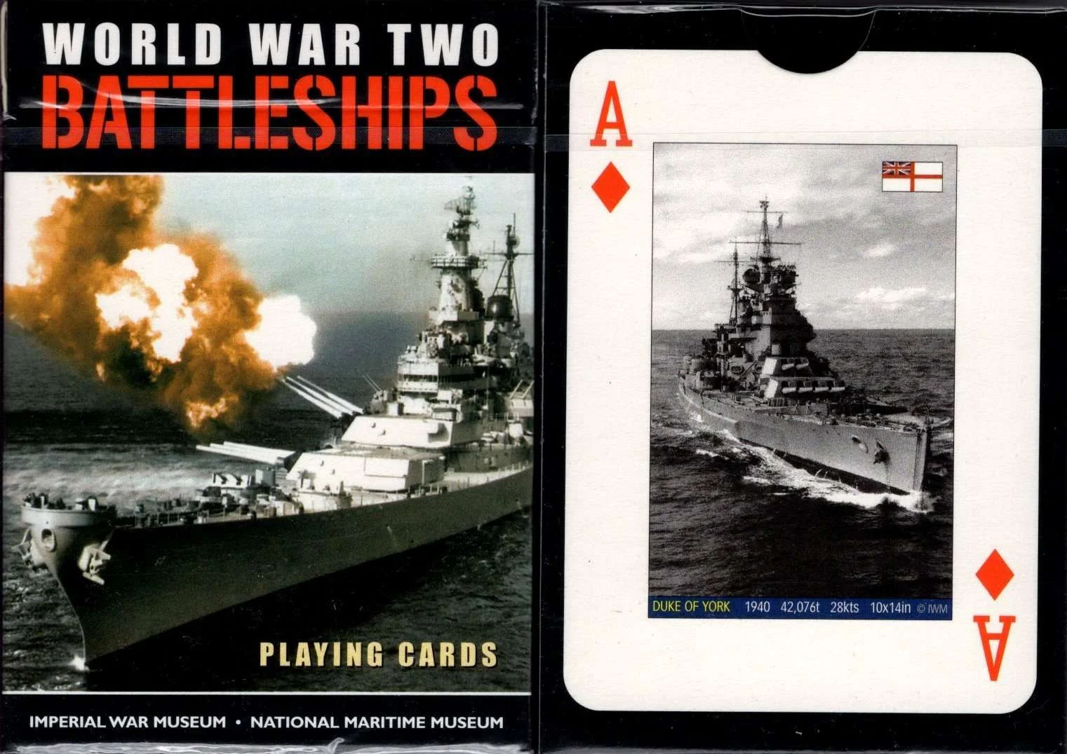World War Two Battleships Playing Cards Piatnik