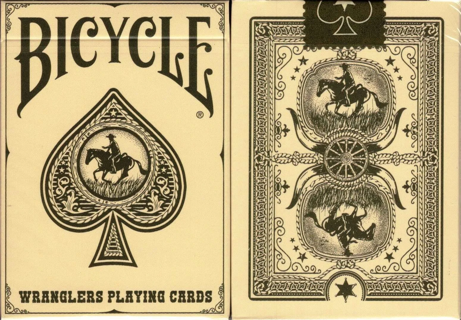 Wranglers Marked Bicycle Playing Cards