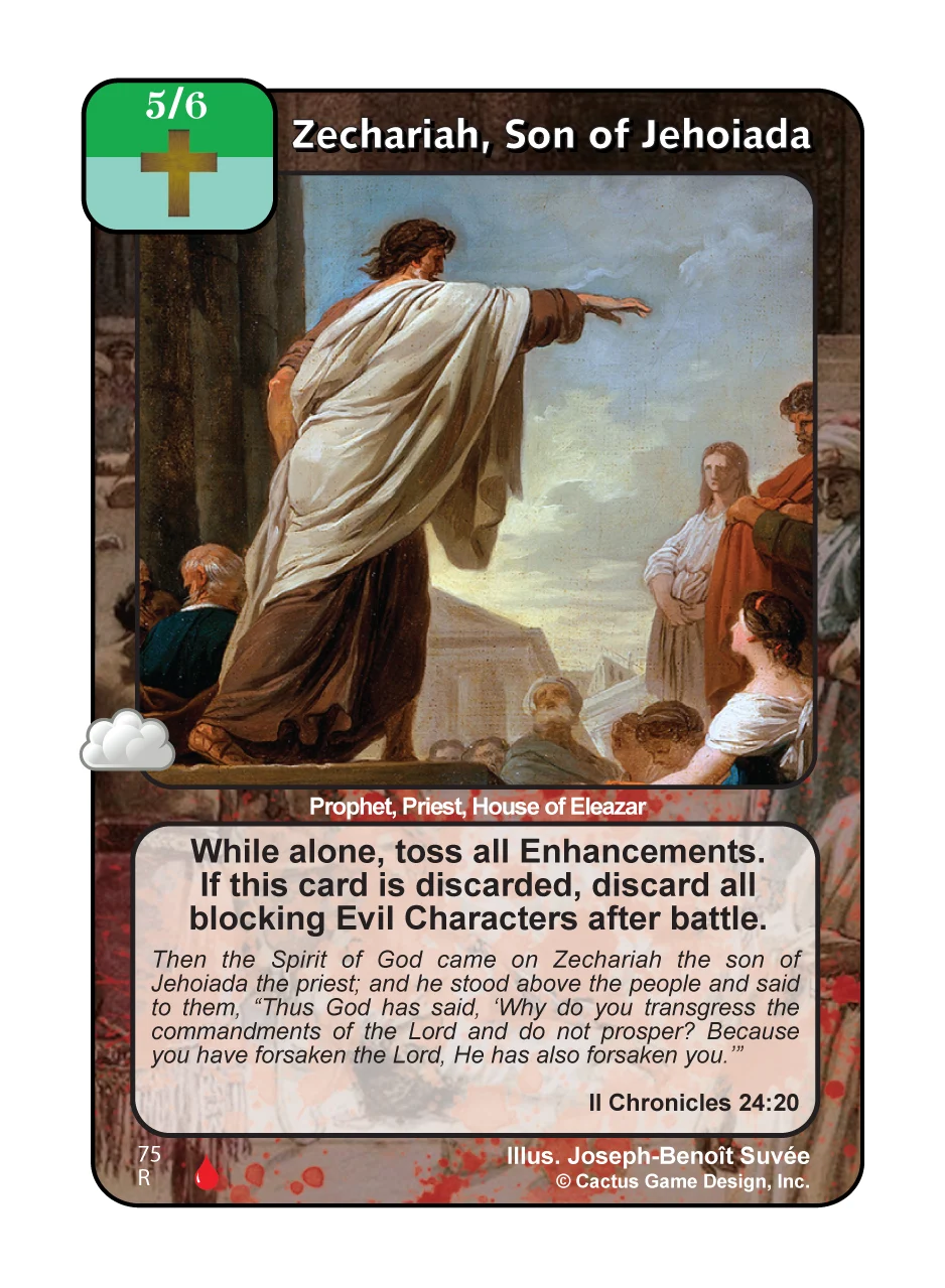Zechariah, Son of Jehoiada (LoC)