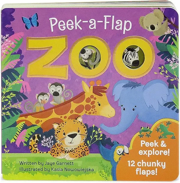 Zoo - Peek-a-Flap Lift-a-Flap Board Book for Babies and Toddlers